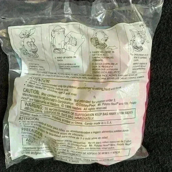 NIB 1999 Toy Story 2 Mister Potato Head Candy Dispenser - Picture 2 of 4